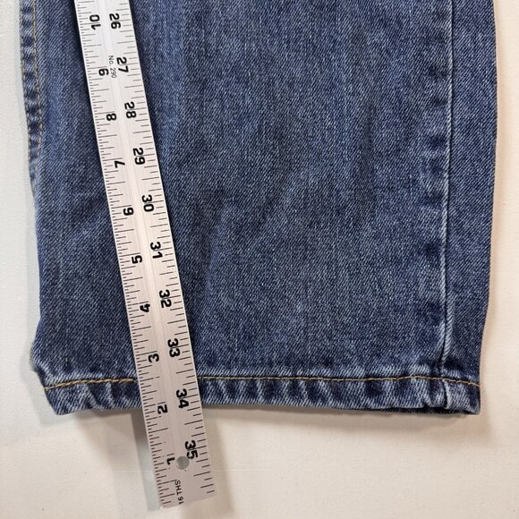 Levis Jeans Mens 44x34 Blue 550 Relaxed Tapered Medium Wash Denim Big & Tall NWT - Picture 8 of 10